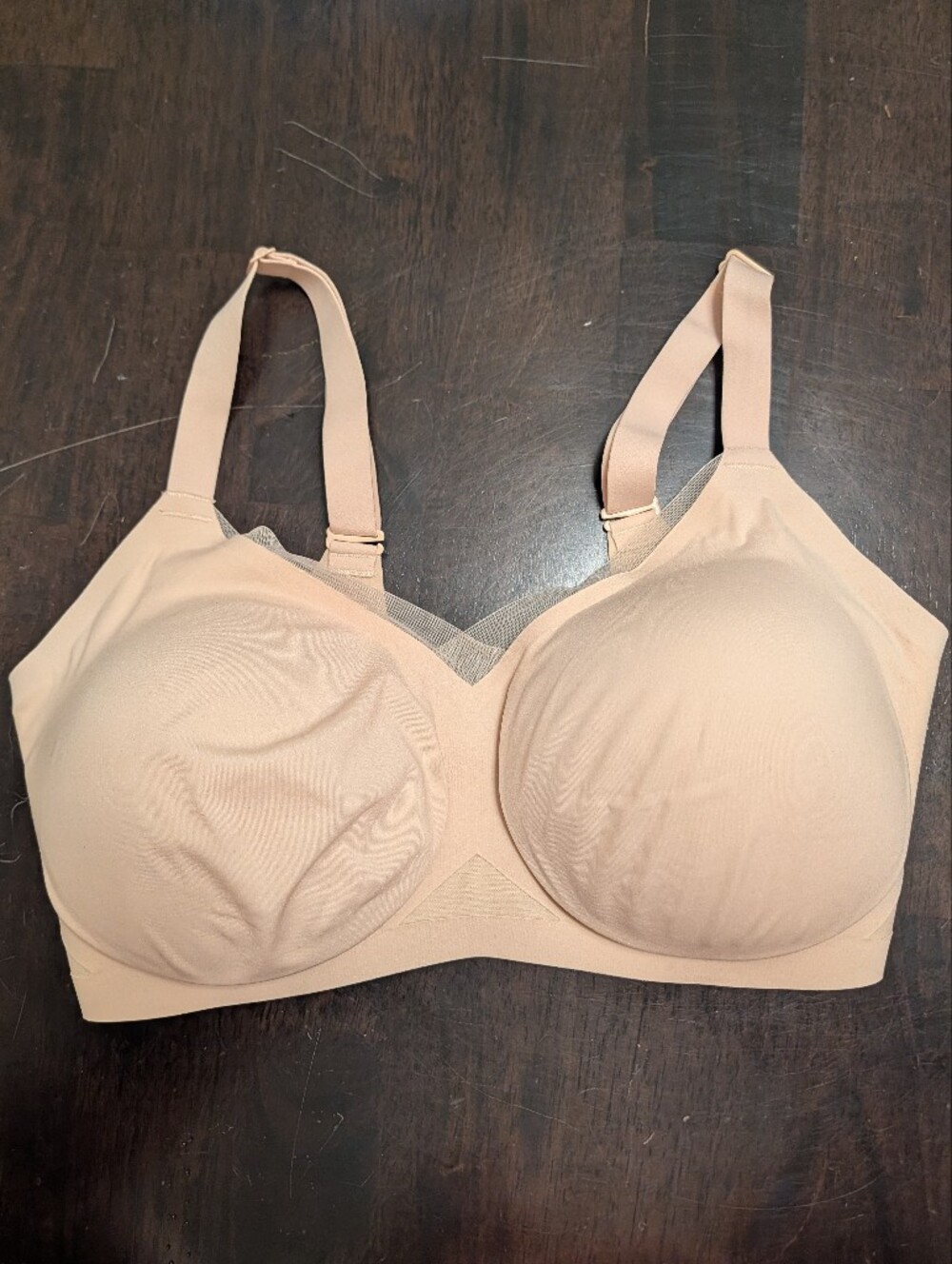 Honeylove Womens Seamless Nude T-Shirt Bra - Light Nude 36DDD